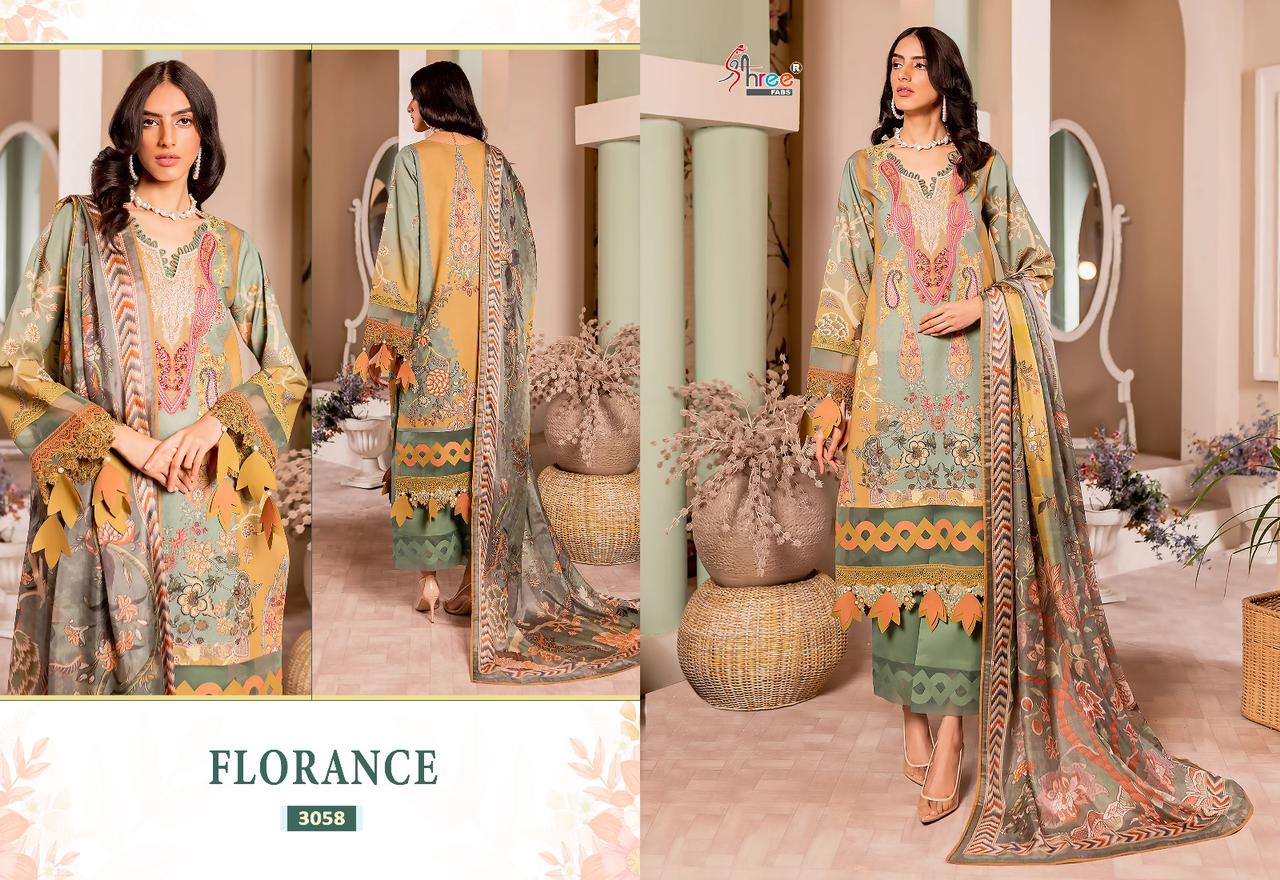 Florance By Shree 3055 To 3061 Pakistani Suits Catalog